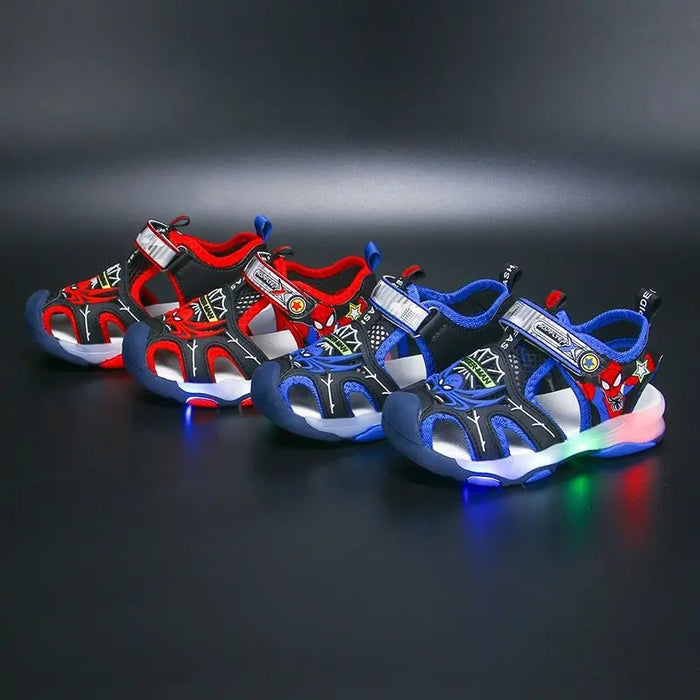 Spiderman Soft Sole LED Light Casual Sandal