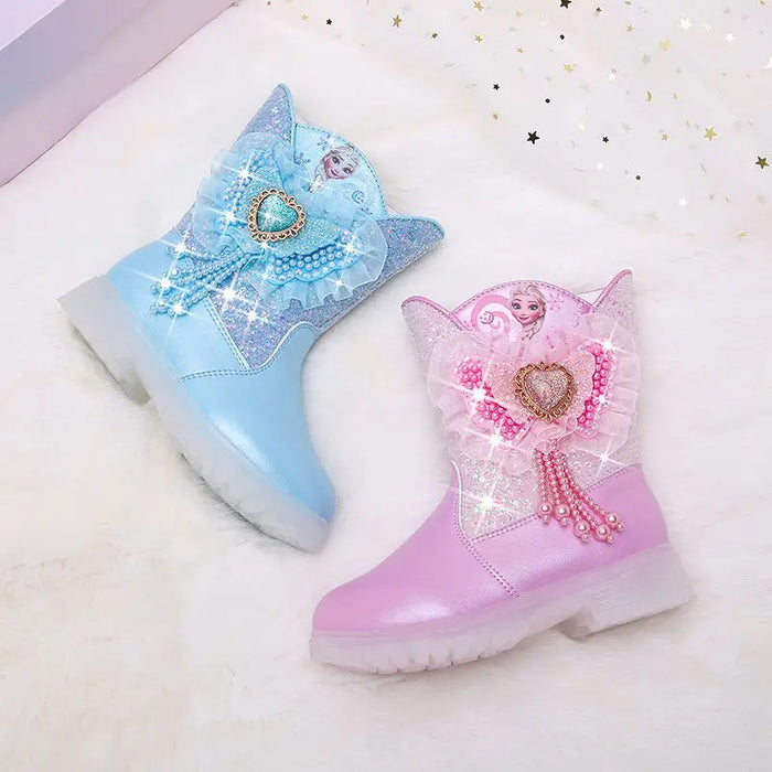 Frozen Elsa Autumn Winter Fashion Boots