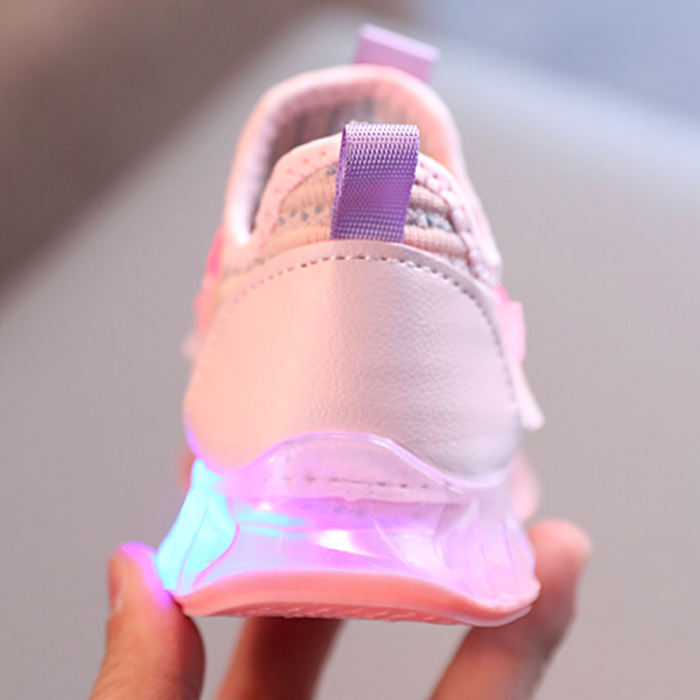 Fire Luminous Kids Shoes With LED Lights