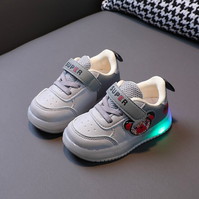 Glowing Toddler Bear Sneakers