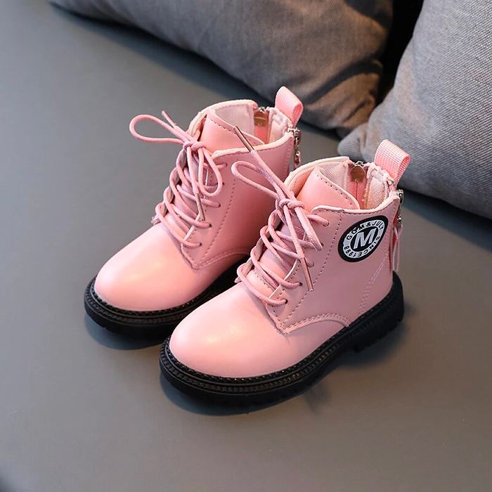 Children's Short Leather Boots