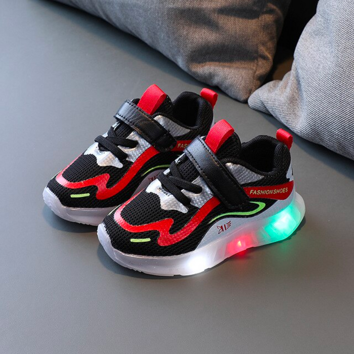 Kids LED Glow Soft Bottom Shoes