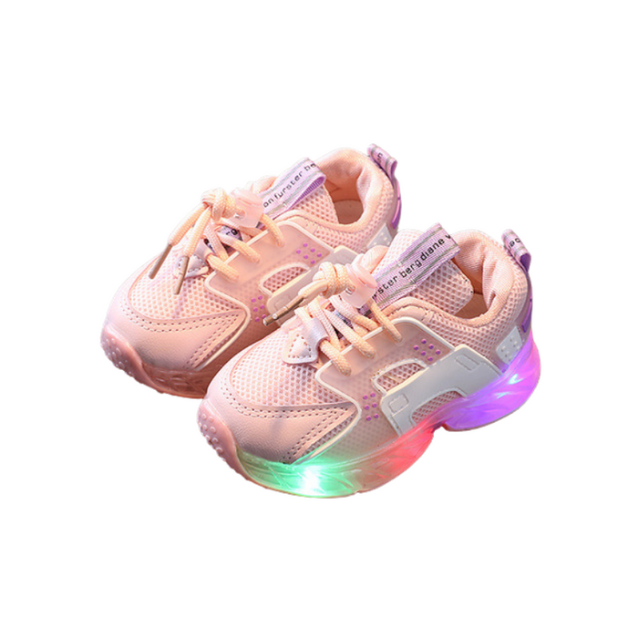 Kids Luminous Breathable Mesh Sneakers