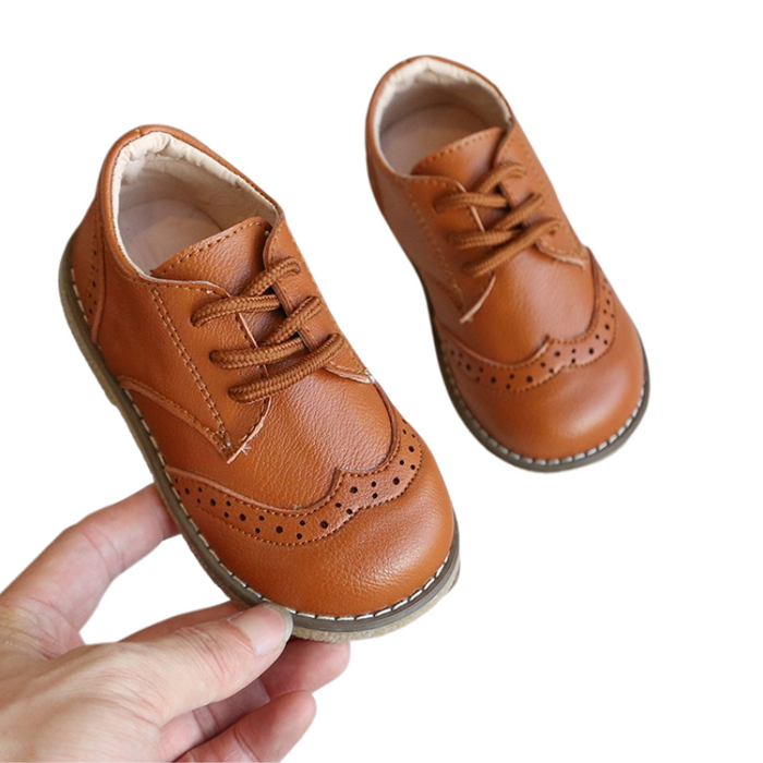 Kid's Breathable Leather Shoes