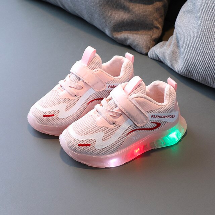 Kids LED Glow Soft Bottom Shoes