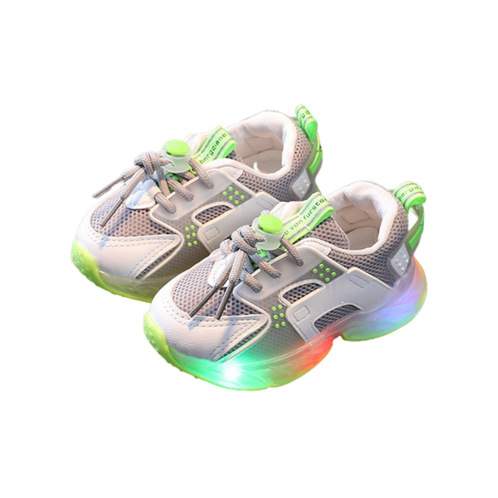 Kids Luminous Breathable Mesh Sneakers