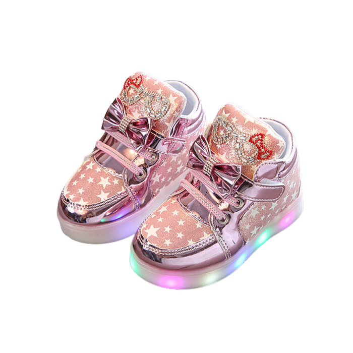 Baby LED Shoes With Lights Luminous Sneakers For Kids