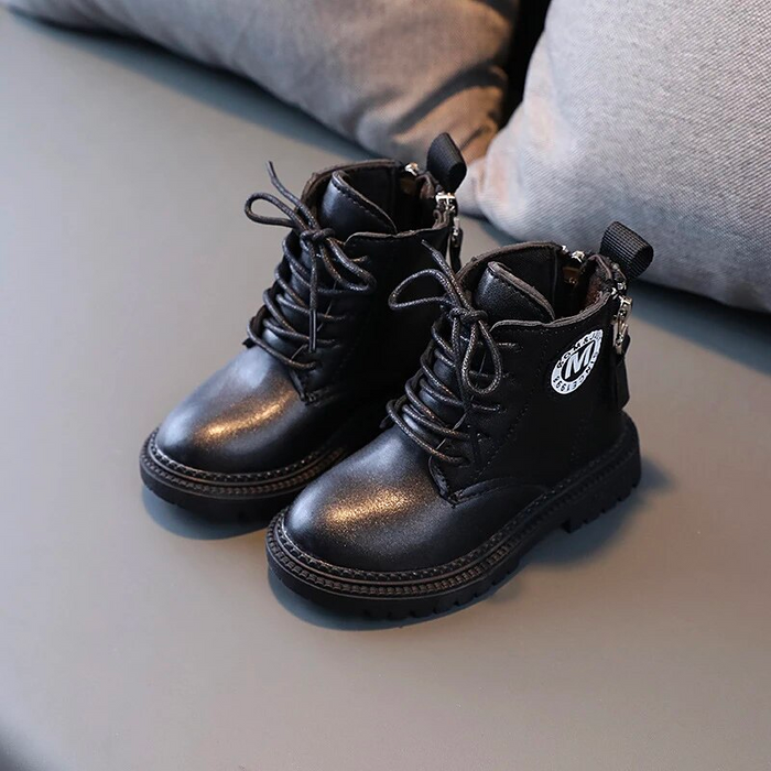 Children's Short Leather Boots