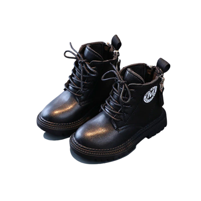 Children's Short Leather Boots