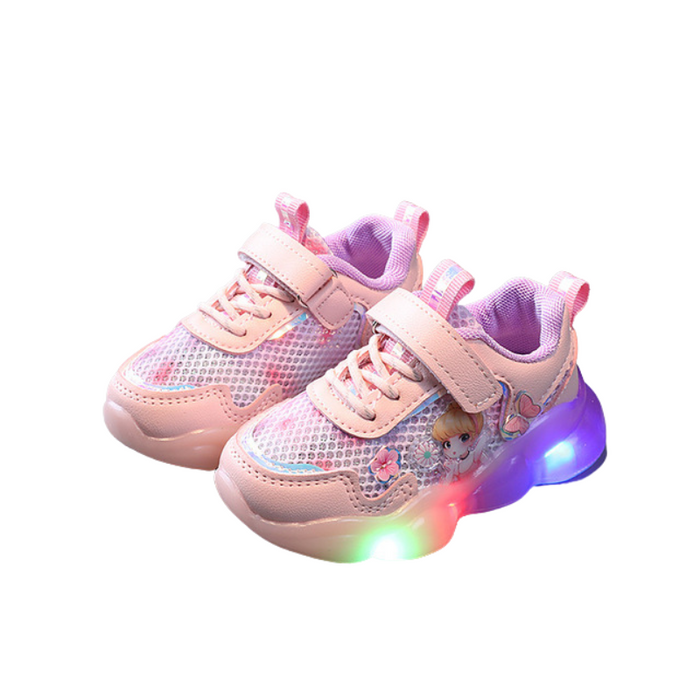 Baby Princess Shoes With Led Lights