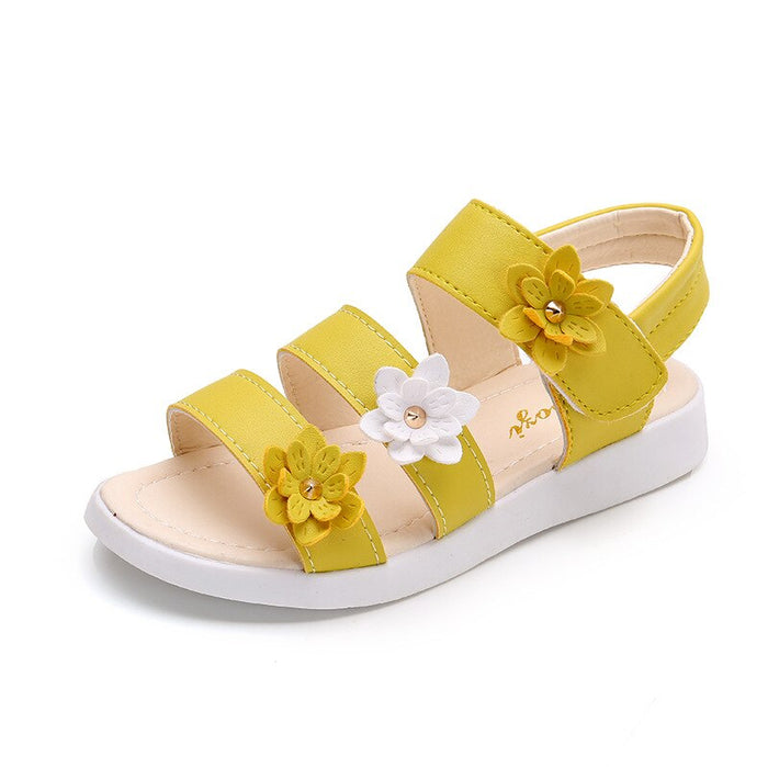 Flower Designed Girl's Sandals