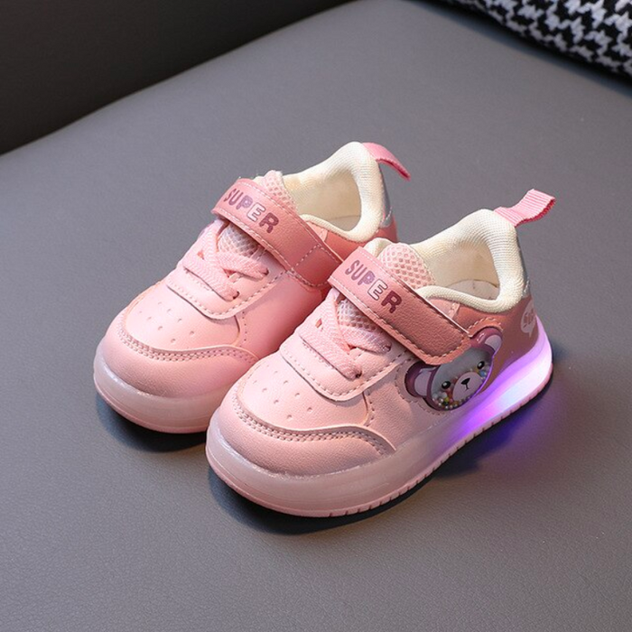 Glowing Toddler Bear Sneakers