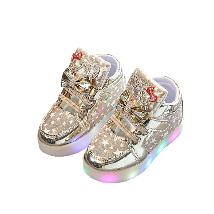 Baby LED Shoes With Lights Luminous Sneakers For Kids
