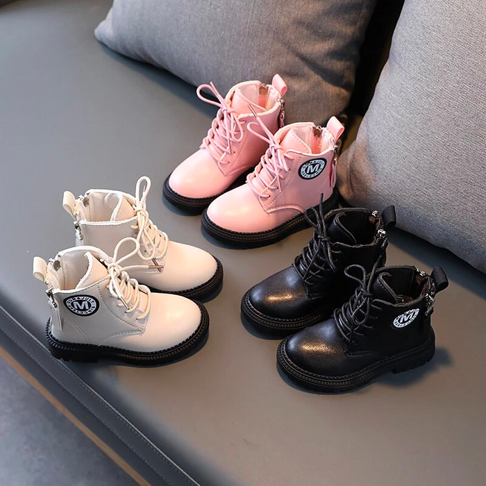 Children's Short Leather Boots