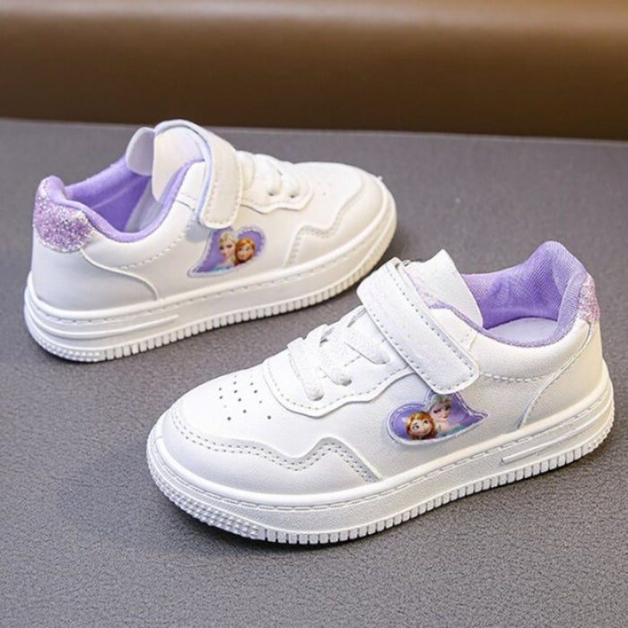 Kid's Solid Cartoon Casual Shoes