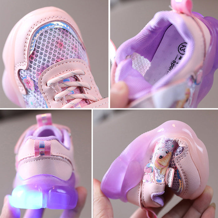 Baby Princess Shoes With Led Lights