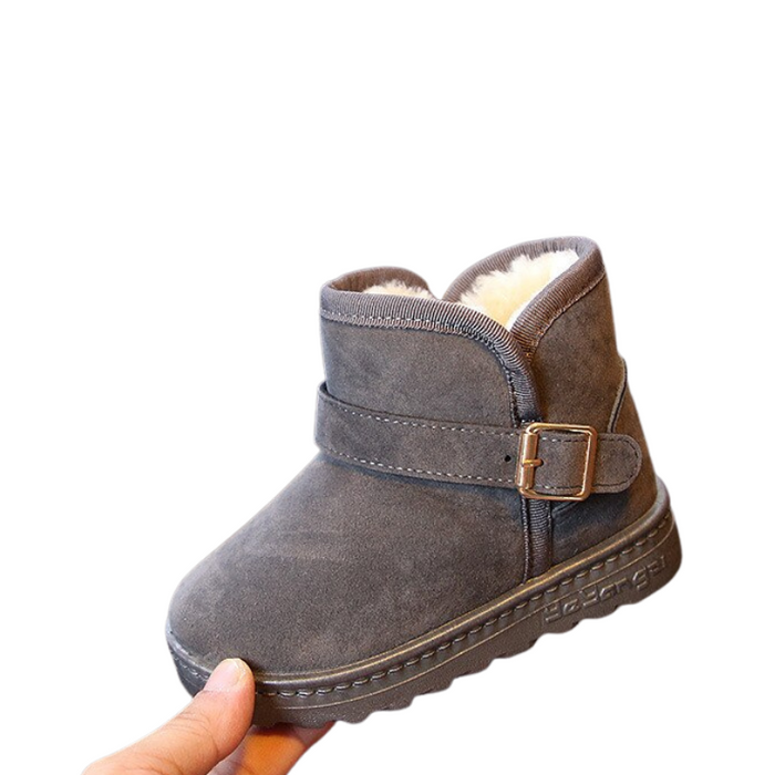 Children's Casual Snow Boots With Buckle