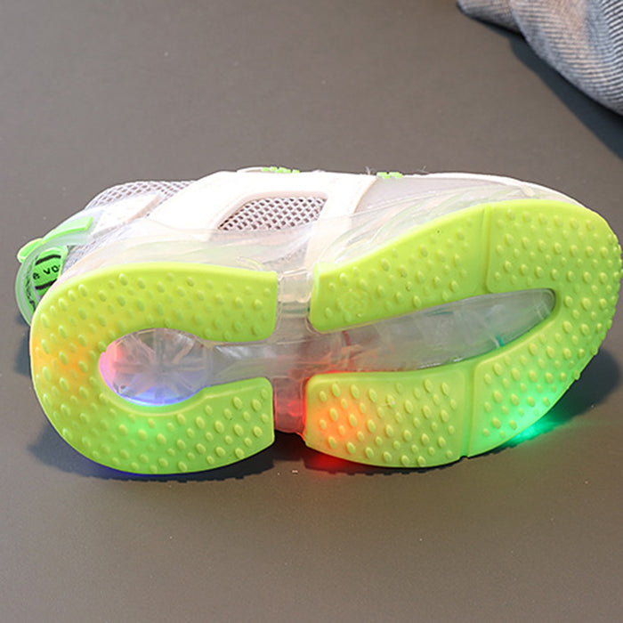Kids Luminous Breathable Mesh Sneakers