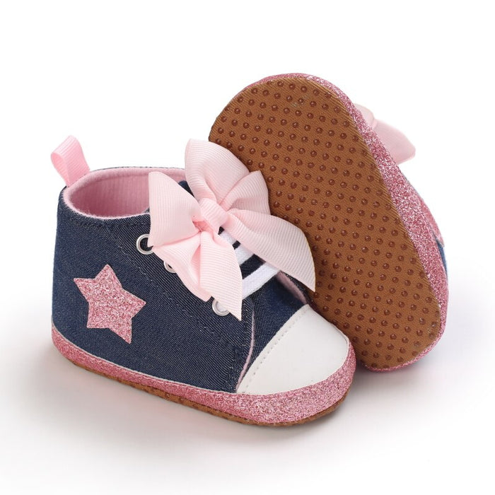 Baby Casual Canvas With Bow