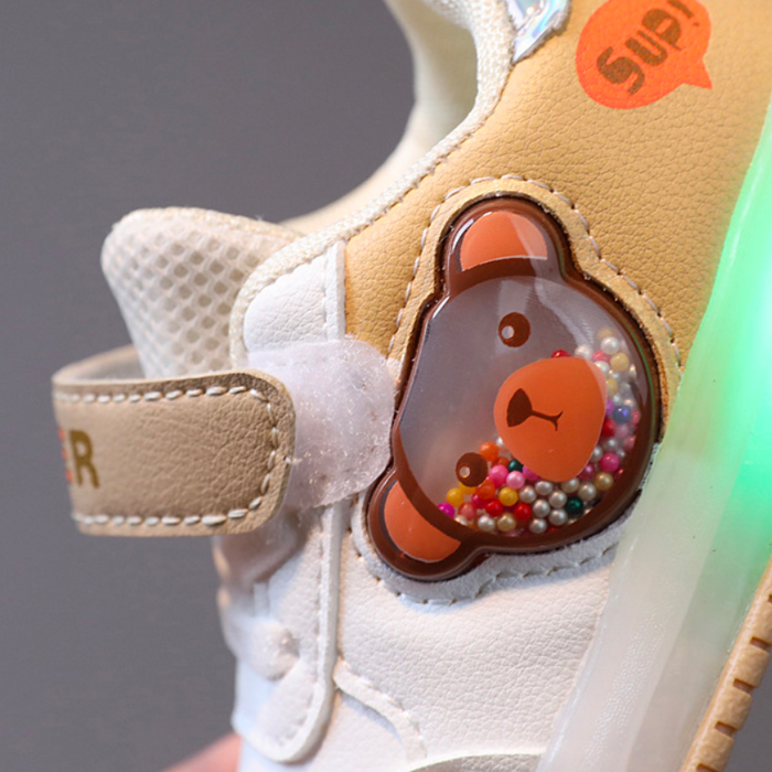 Glowing Toddler Bear Sneakers