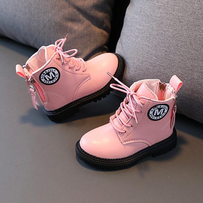 Children's Short Leather Boots