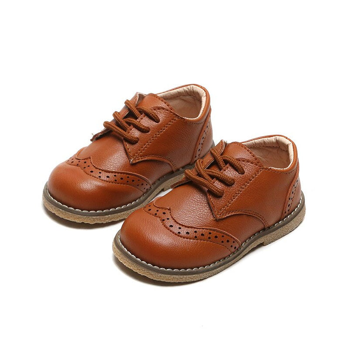 Kid's Breathable Leather Shoes