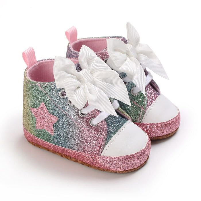 Baby Casual Canvas With Bow