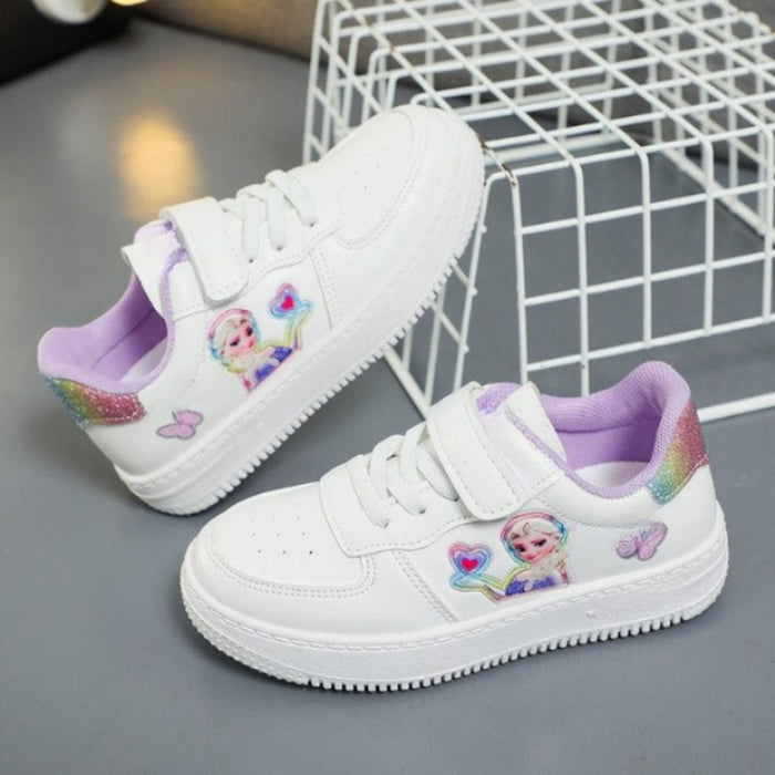 Kid's Solid Cartoon Casual Shoes