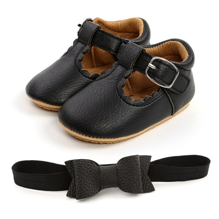 Soft Sole Toddler Shoes With Bow