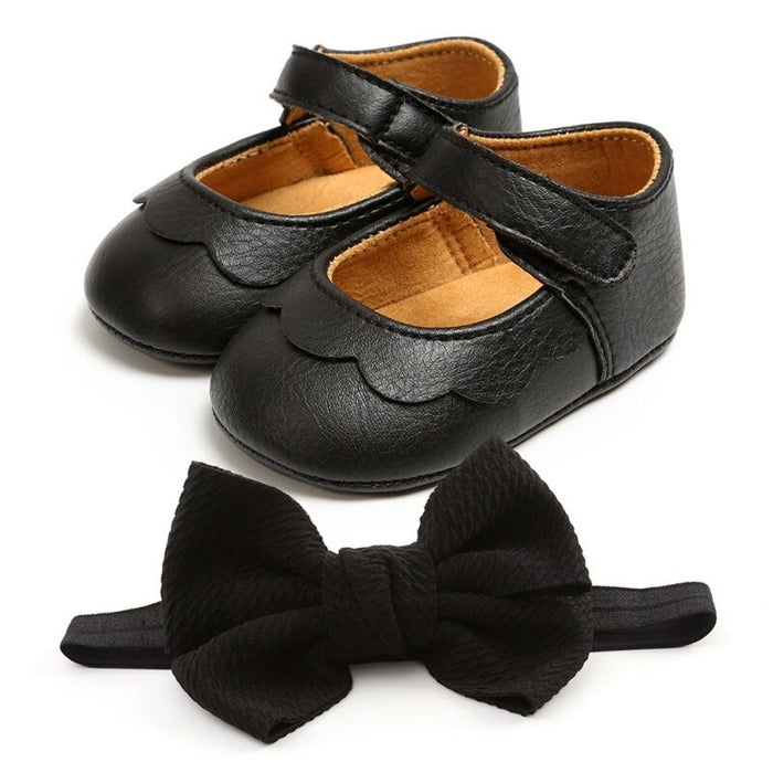 Soft Sole Toddler Shoes With Bow