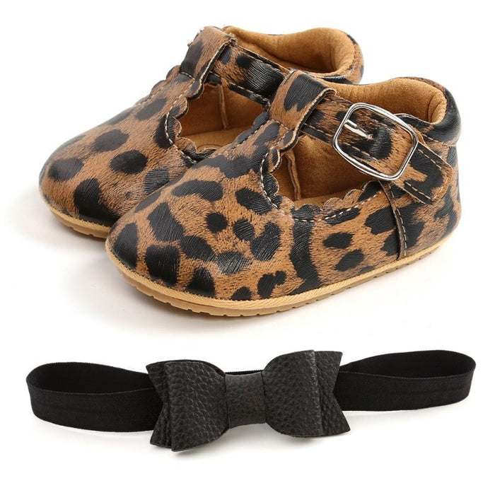 Leather Toddler Shoes With Bow