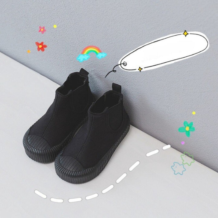 Ankle Length Canvas Shoes For Children