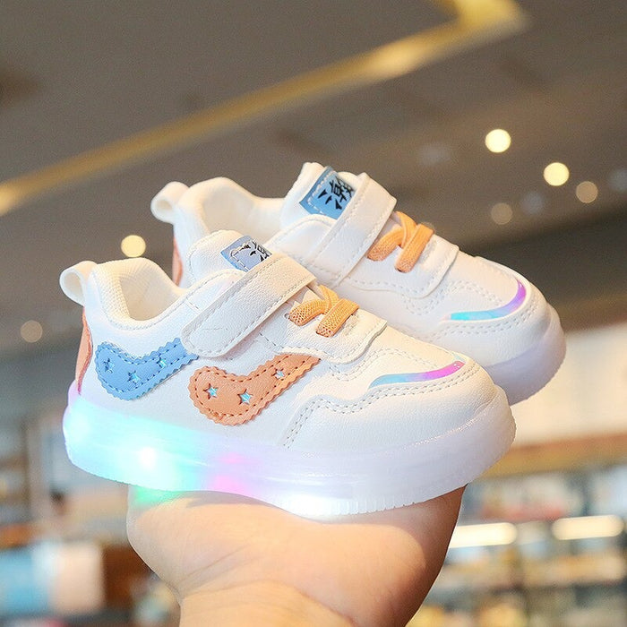 The Double Star Led Casual Shoes For Babies