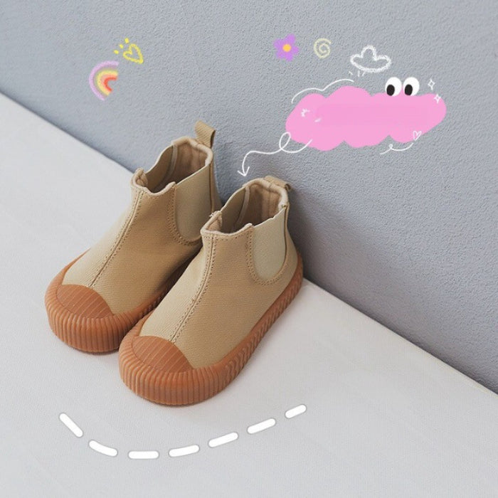 Ankle Length Canvas Shoes For Children