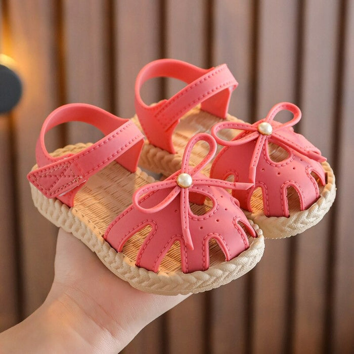 Non-Slip Bowknot Princess Girls Sandals