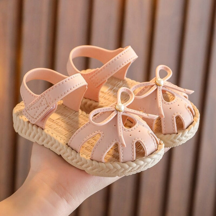 Non-Slip Bowknot Princess Girls Sandals