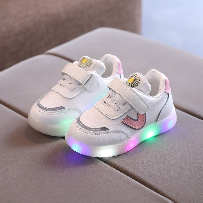 The Flower Led Casual Shoes For Babies