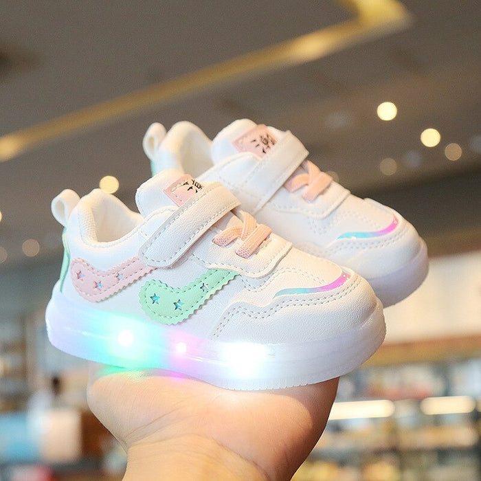 The Double Star Led Casual Shoes For Babies