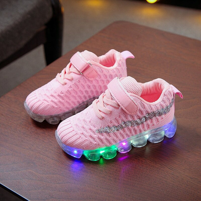 The Abstract Line Led Casual Shoes For Babies