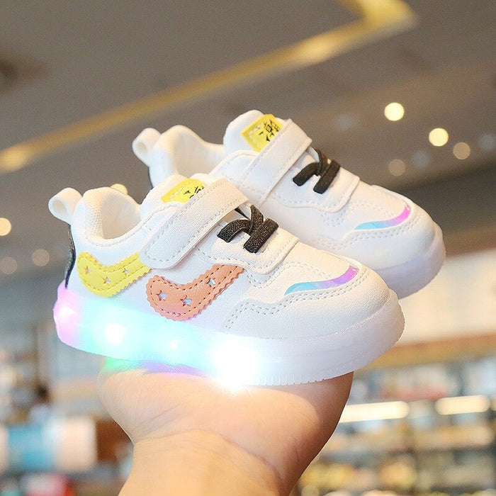 The Double Star Led Casual Shoes For Babies