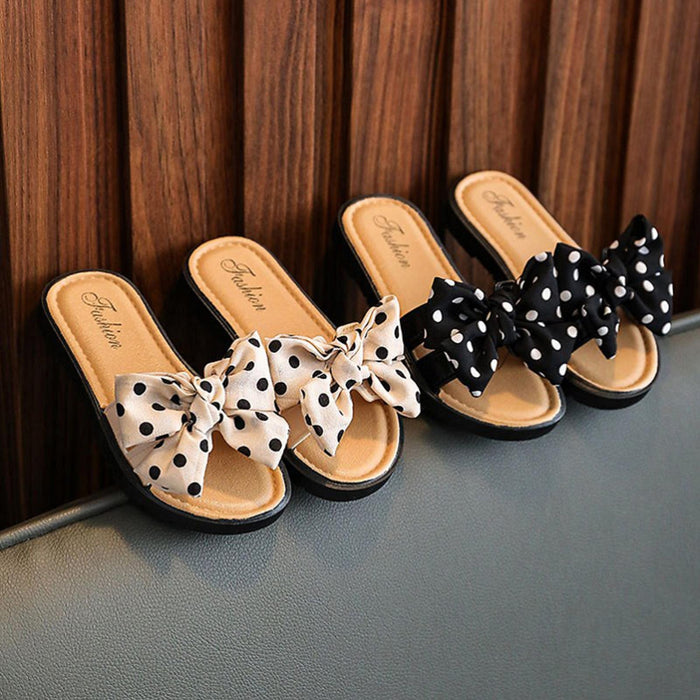 Slippers With Bow Knot For Kids