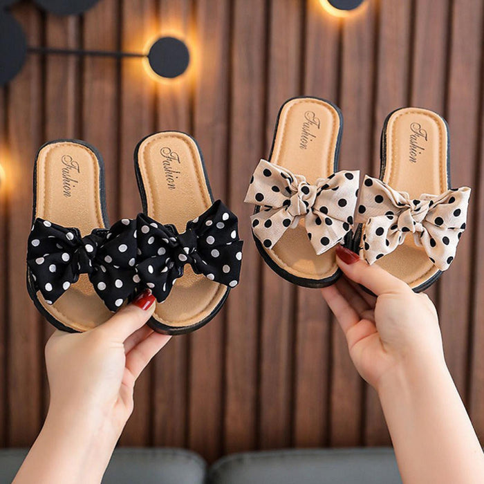 Slippers With Bow Knot For Kids