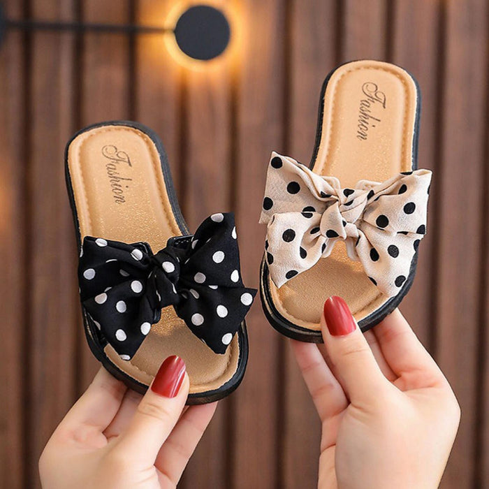 Slippers With Bow Knot For Kids