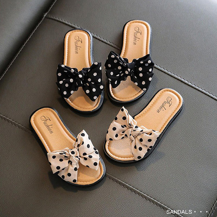 Slippers With Bow Knot For Kids