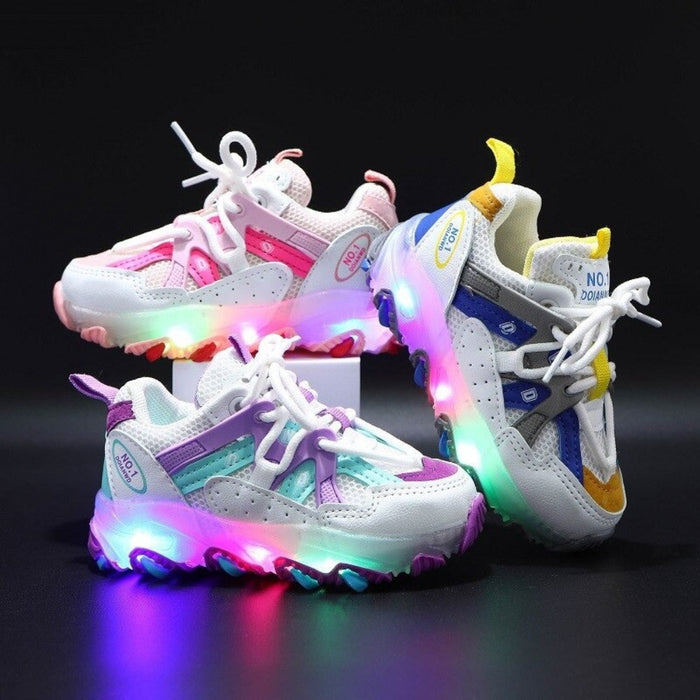 Luminous Light Up Sole Baby Sneakers