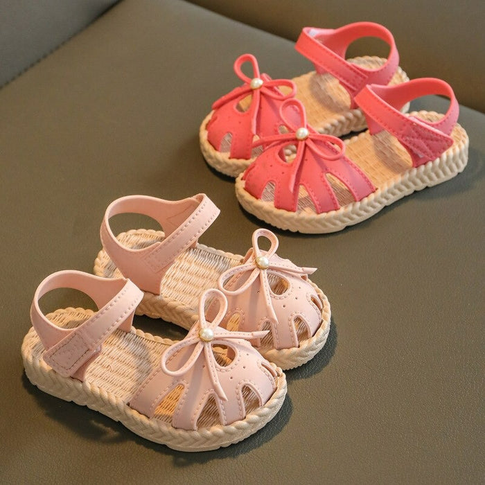 Non-Slip Bowknot Princess Girls Sandals