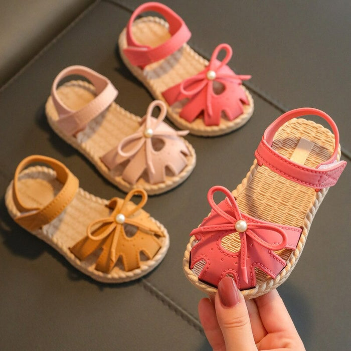 Non-Slip Bowknot Princess Girls Sandals