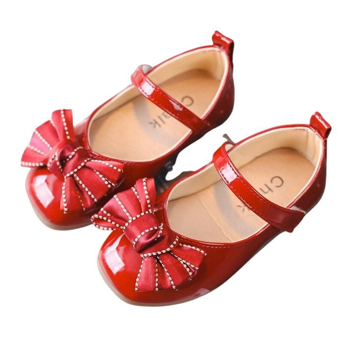 Girls Butterfly-knot Princess Leather Sandals