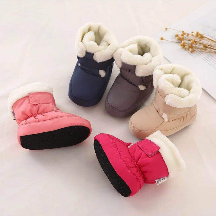 Faux Fur Toddler Snow Boots