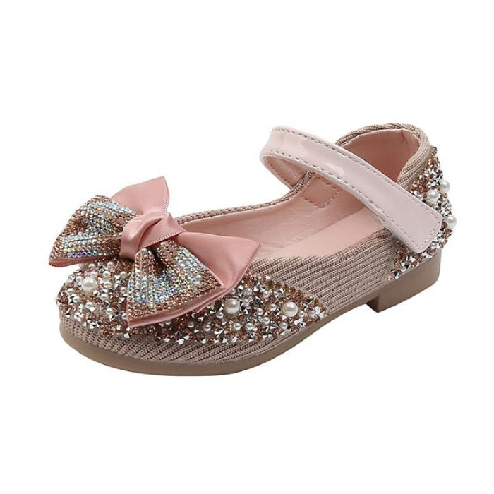 Kids Bow Style Sandals With Rhinestone